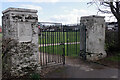 Gateway to King George V Playing Field, Long Lawford