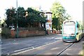 Nottingham tram #205 passing #1 Mount Hooton Road