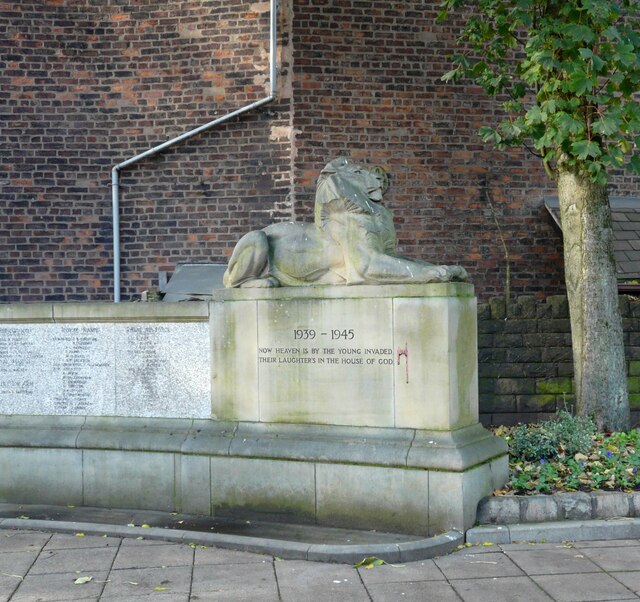 Stalybridge War Memorial (right hand side)