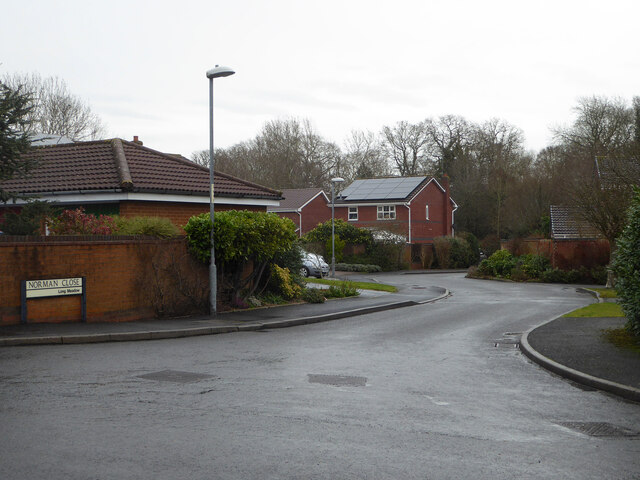 Norman Close from Barley Crescent, Long Meadow