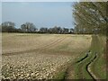 Footpath near Tong Farm, Eastling