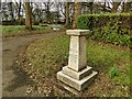 SE3130 : Hunslet cemetery - sundial by Stephen Craven