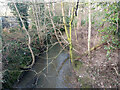 Gatwick Stream by the gasworks, Crawley