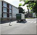 Waitrose home delivery van in Monmouth