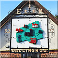 TM2654 : Dallinghoo village sign by Adrian S Pye