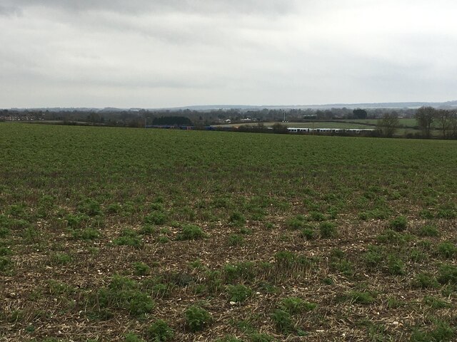 View across Scrapps Hill Field (59.5 acres)