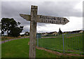 Footpath sign, Croy