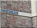 NZ3669 : Historic Nameplate, St. Alban's Place, Tynemouth by Geoff Holland