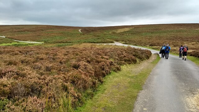 The road across Long Synalds moor
