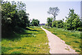 Route of Wyrley and Essington Canal from Broad Lane, 1986