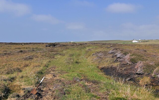 Moorland track, Toman Corrach, Isle of Lewis