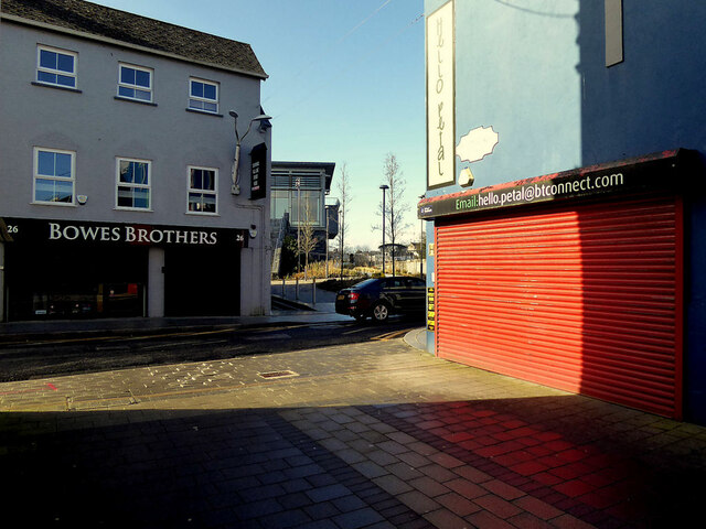Streets in shadow, Omagh