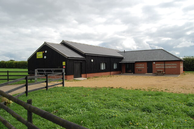 Scout hut near Burley Road Farm