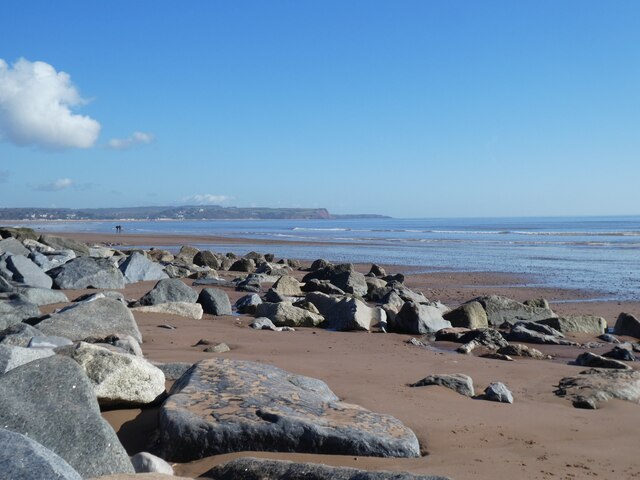 Rocks on the beach, Dawlish Warren
