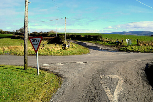 Road junction at Beragh / Gortnacreagh