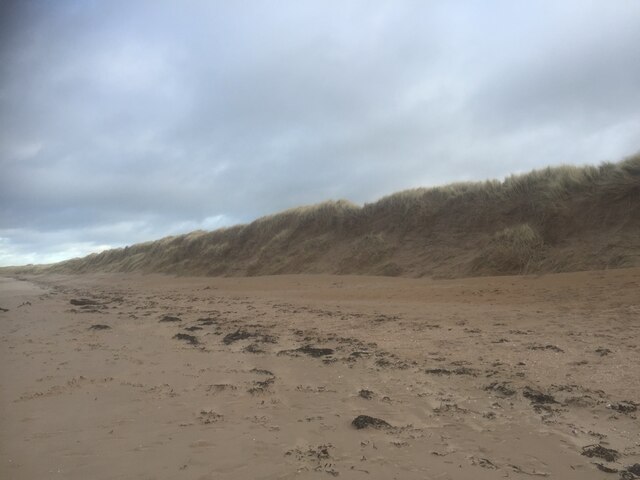 Dunes now eroding