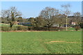 Path across field, looking toward Butler