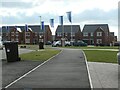 Charles Church houses on Ruby Street