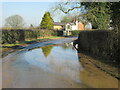 Flooded road