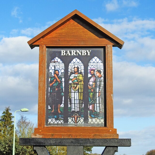 Barnby village sign  (reconditioned)