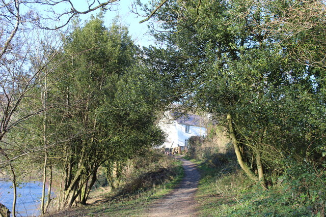 Ivy House Farmhouse from River Taff