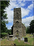 W3871 : Former Aghinagh Parish Church, west tower by Jonathan Thacker