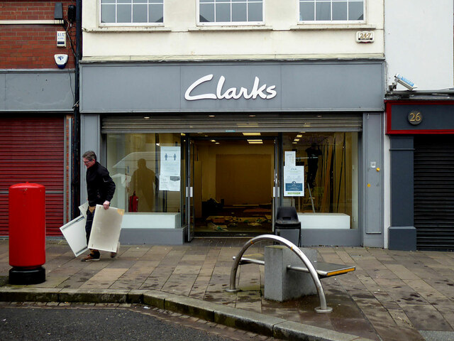 Shop clearance at Clarks, Omagh