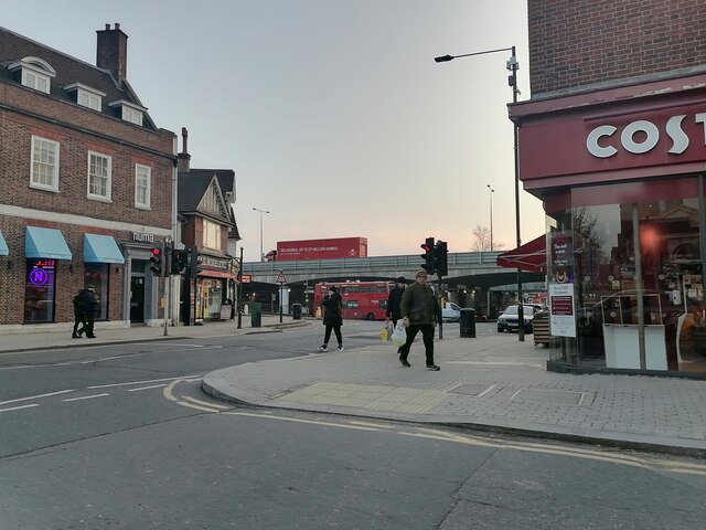 Mill Hill Broadway at the junction of Mill Way