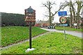 TL7863 : Great Saxham village sign (new) by Adrian S Pye