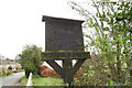 TM2348 : Great Bealings village sign on the bridge by Adrian S Pye