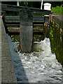 Filling the lock, near Wordsley, Dudley