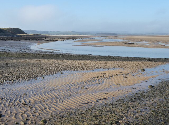 Budle Water at low tide