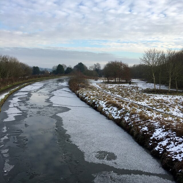 Frozen Bridgewater Canal