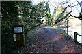 Public footpath to Hilditch Pool & Coppice, near Hartlebury, Worcs