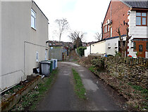 SE2224 : Alley off Carlinghow Lane, Batley by habiloid