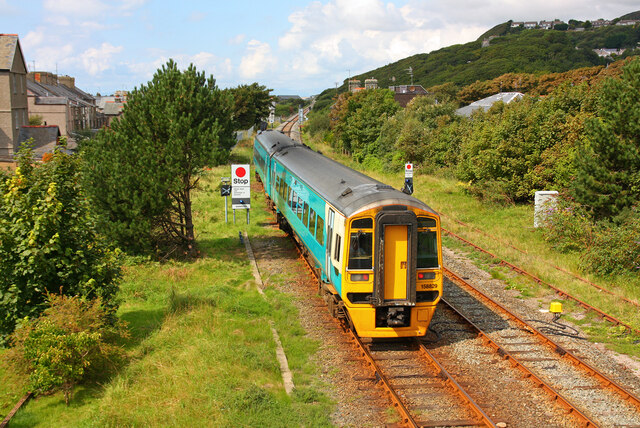 Railway at Barmouth