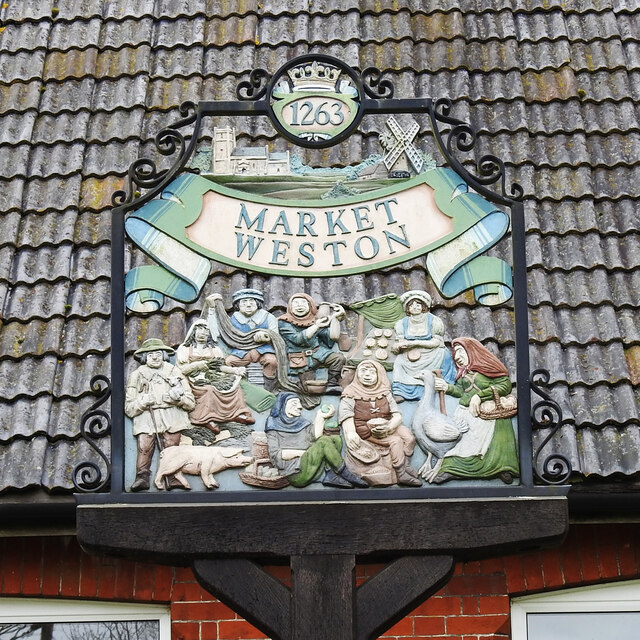 Market Weston village sign