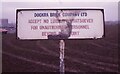 Sign at entrance to Lugton Old Mill Quarry