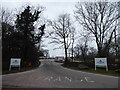 Quarry road entrance at Haughmond Hill