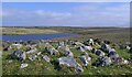 NB3628 : Remains of a shieling hut, Cnoc Iaruinn, Isle of Lewis by Claire Pegrum