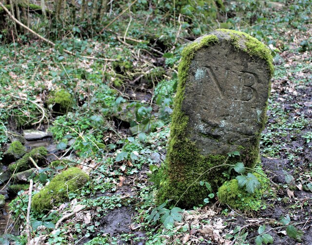 Boundary Stone in Sheephouse Wood