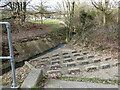 Balancing pond spillway, Broadfield Brook, Crawley