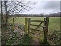 Gate into a field