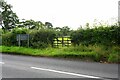 NY2550 : Field gateway opposite T-junction south of Oulton Hall by Roger Templeman