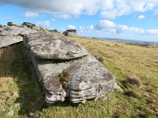 Old Boundary Marker at the western tip of Bearah Tor