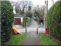 Public footpath to Elbury Park Road, Worcester