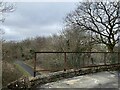 Bridge over cycle track