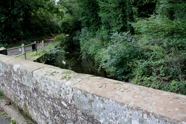 Mill Stream viewed over bridge parapet