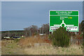 Fochabers East Roundabout Sign