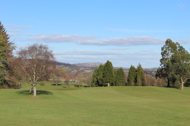 View across Radyr Golf Course